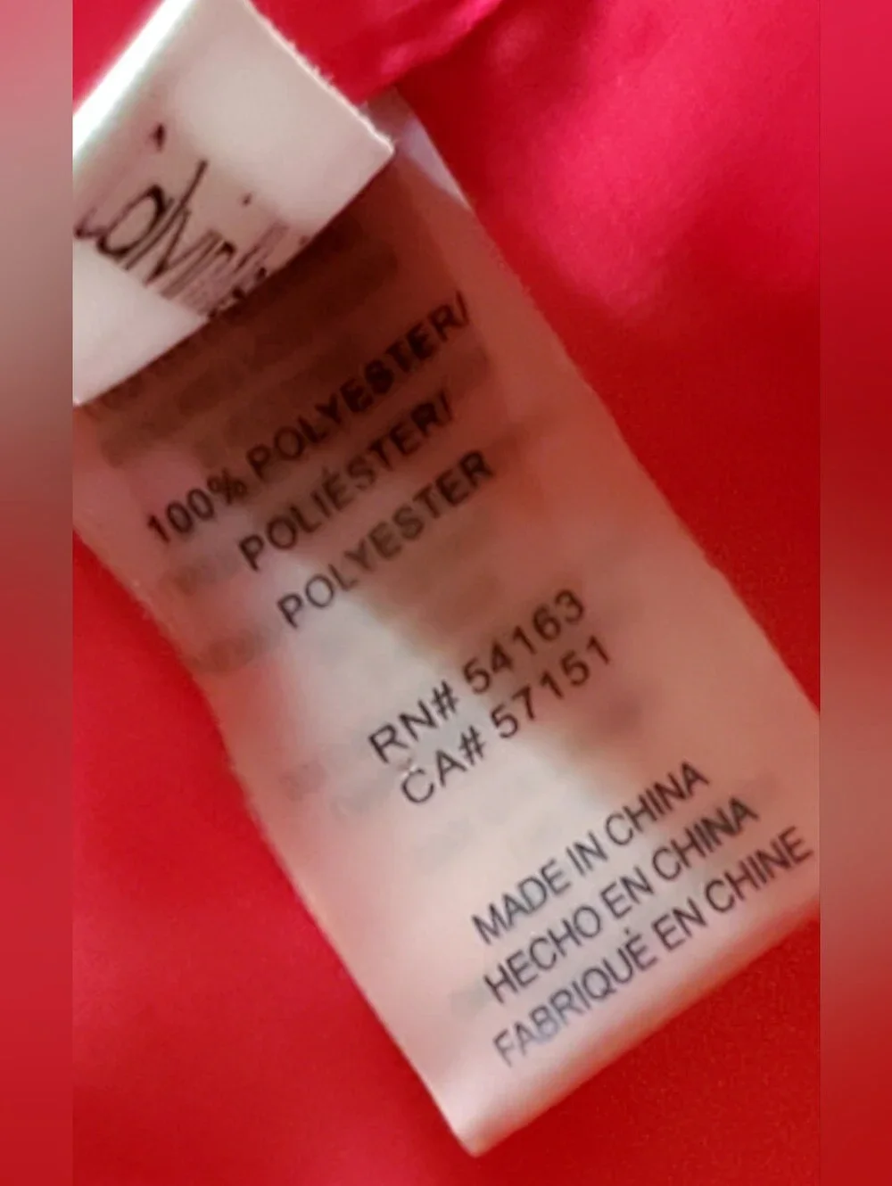 Calvin Klein lightweight sheer